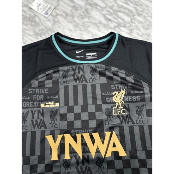 Nike LeBron x Liverpool FC Stadium women's Soccer Jersey Tee FZ3200 011 Medium - Picture 4 of 7